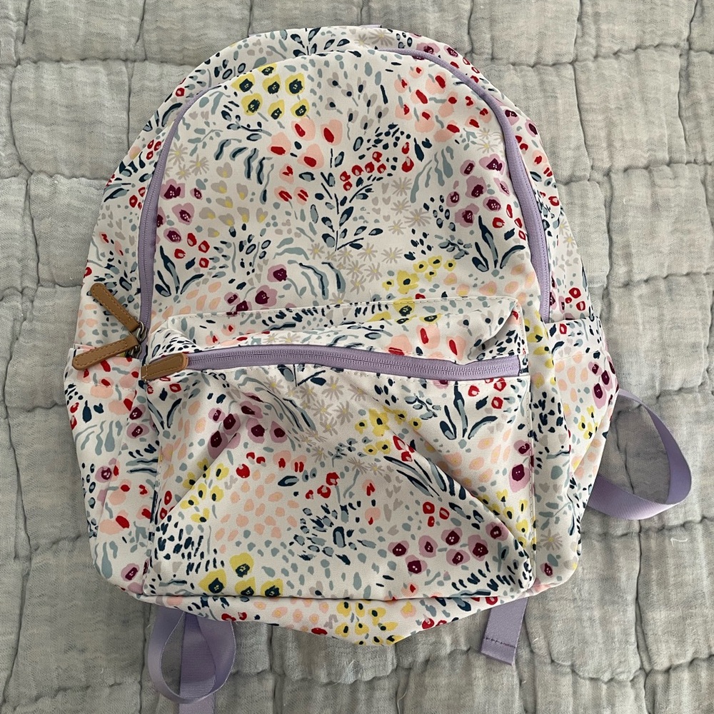 Pottery Barn Kids Colby Field Floral Backpack